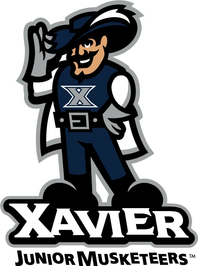 Xavier Musketeers 2008-Pres Mascot Logo v4 diy iron on heat transfer